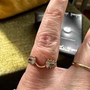 Women's Ring wrap. 14K gold 1/3 ct total weight diamonds. original paperwork